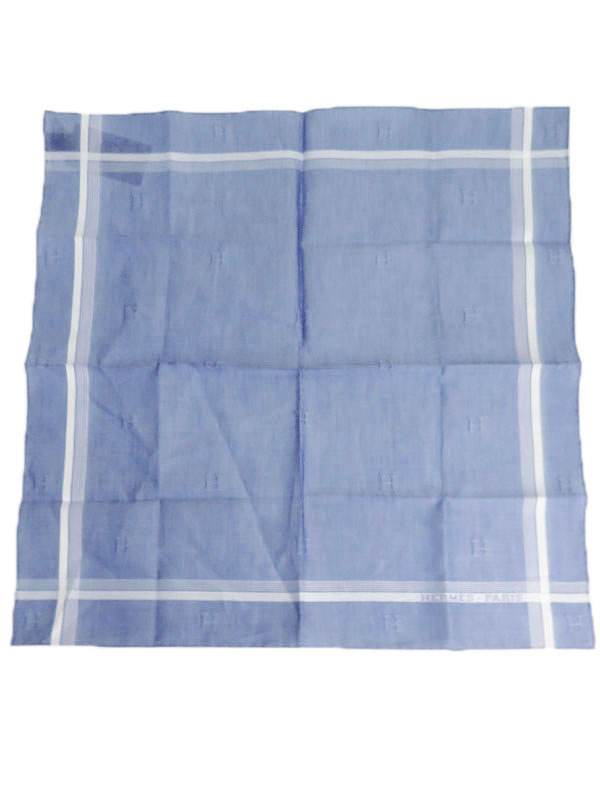 HERMES】エルメス『コットン ハンカチ』メンズ 1週間保証【中古