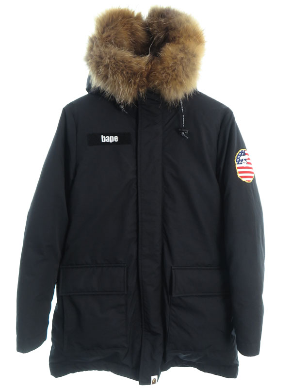 A BATHING APE】アベイシングエイプ『ダウンジャケット sizeS