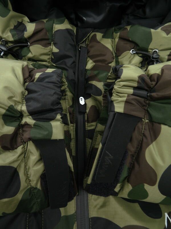 A BATHING APE】アベイシングエイプ『NANGA カモフラ ダウンジャケット