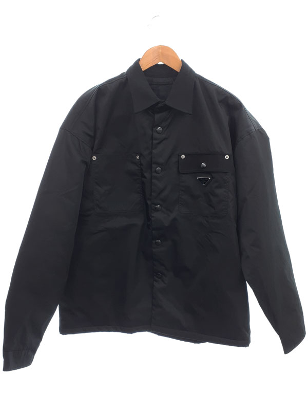 PRADA】プラダ『Re-Nylon 三角ロゴ トライアングルプレート 中綿