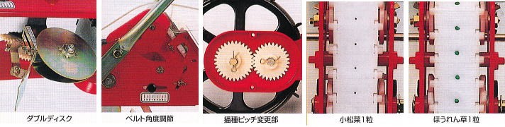 楽天市場】(※種子適応ベルト付) 種まき ごんべえ 1条播種機 HS-801