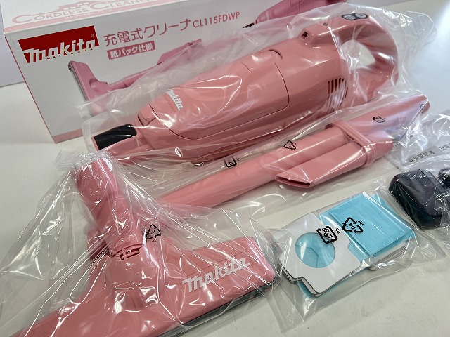 楽天市場】□マキタ 10.8V 充電式クリーナー CL115FDWP (ピンク