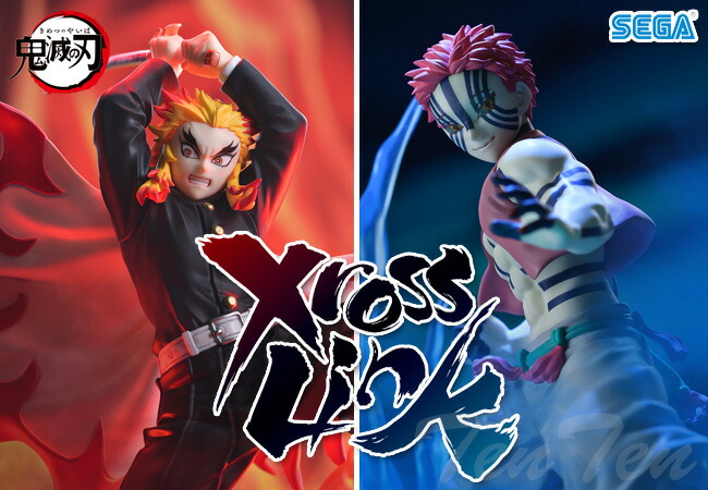 楽天市場】鬼滅の刃 Xross Link フィギュア 煉獄杏寿郎 ＆ 猗窩座 2体