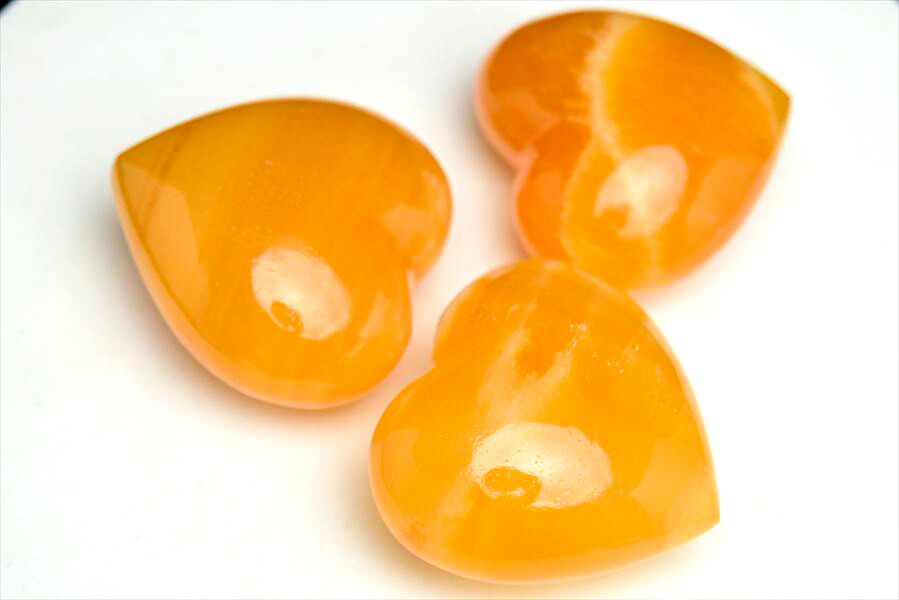 楽天市場】オレンジカルサイト ハート型 置物 タンブル【約52mm×約52mm