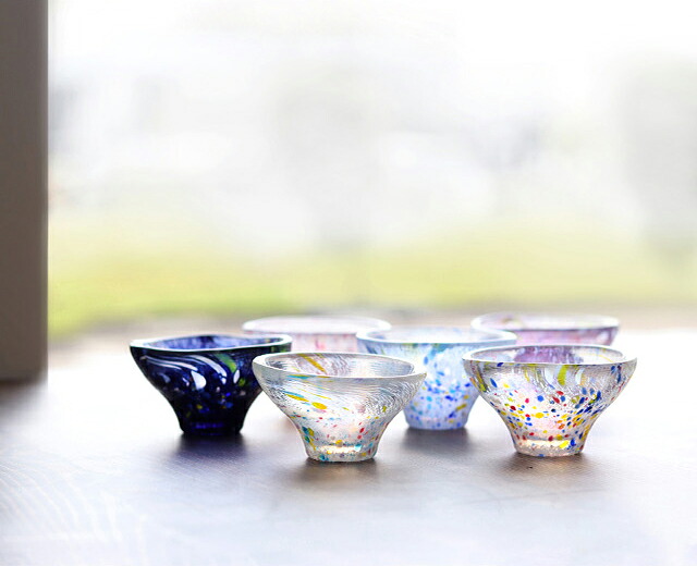 楽天市場】TOMICRAFT 江戸硝子 うきよ さかずき(盃 ガラス 杯 ぐい呑み