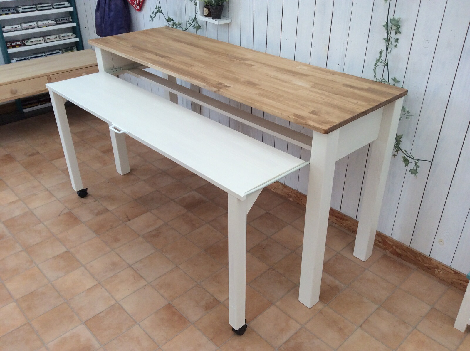 楽天市場】Handmade 電子ピアノ台・ PCデスク ・学習机 ・作業台