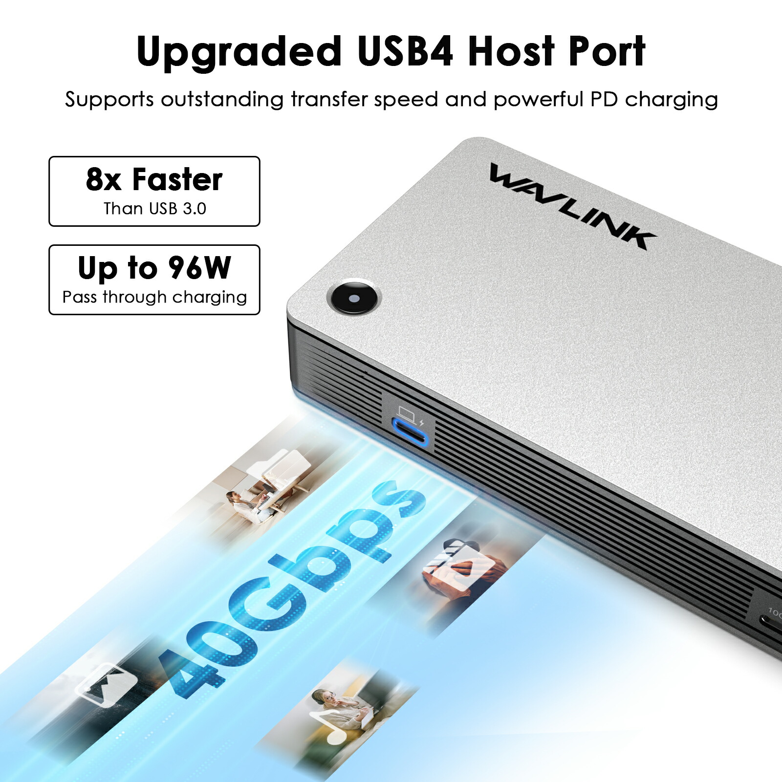 楽天市場】【業界トップの信頼性】WAVLINK USB4ドッキングステーション