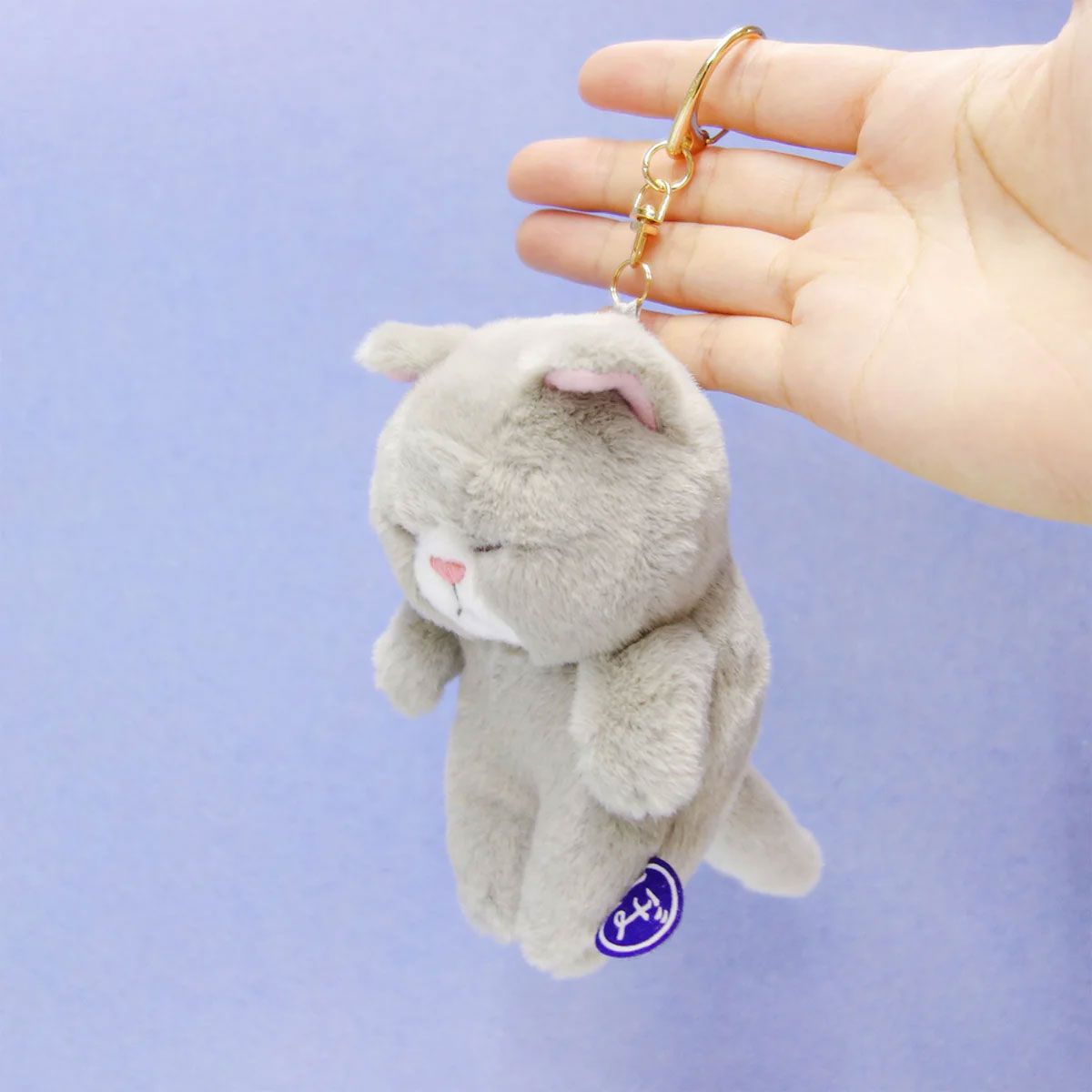 ぼうみたいなねこ マスコット ぬいぐるみ キーホルダー 猫 内藤