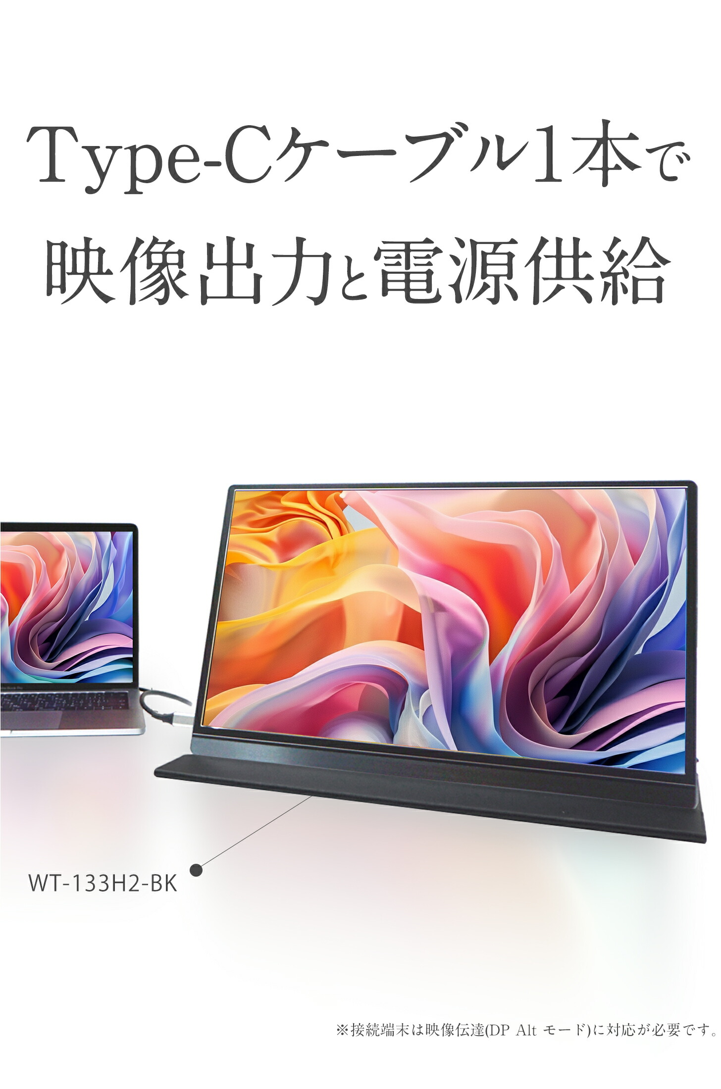 ウィンテン WINTEN【公式】｜製品紹介｜モバイルモニター｜WT-133H2-BS
