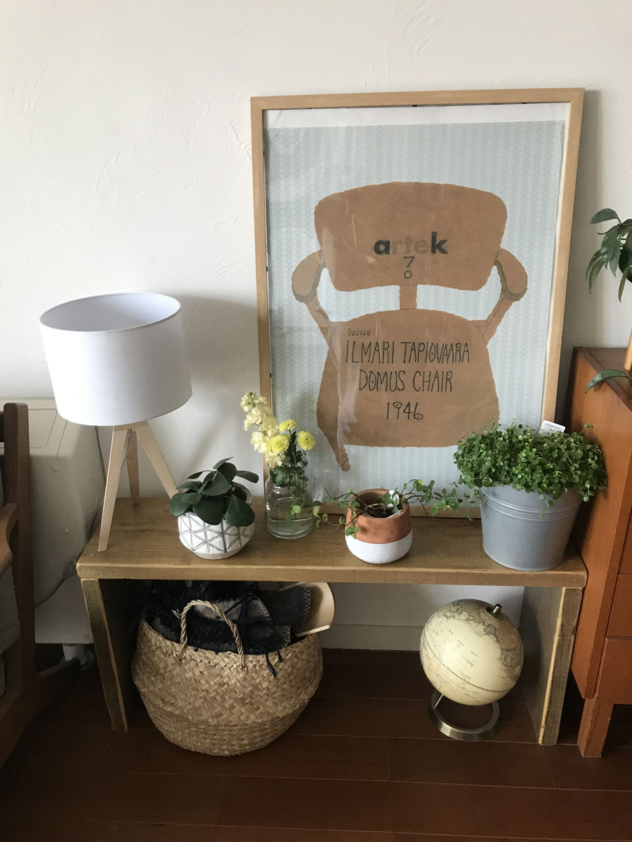 WOODPRO本店】OLD ASHIBA（足場板古材）ベンチシェルフ