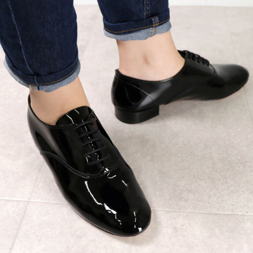 2足セットレペット カミーユエナメル35 ボルドー黒repetto レペット