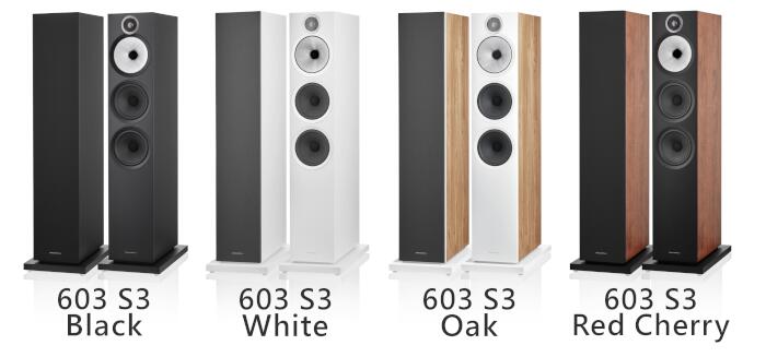 B&W 603 S3 ブラック1本 〈 トールボーイ スピーカー〉 603S3/MB