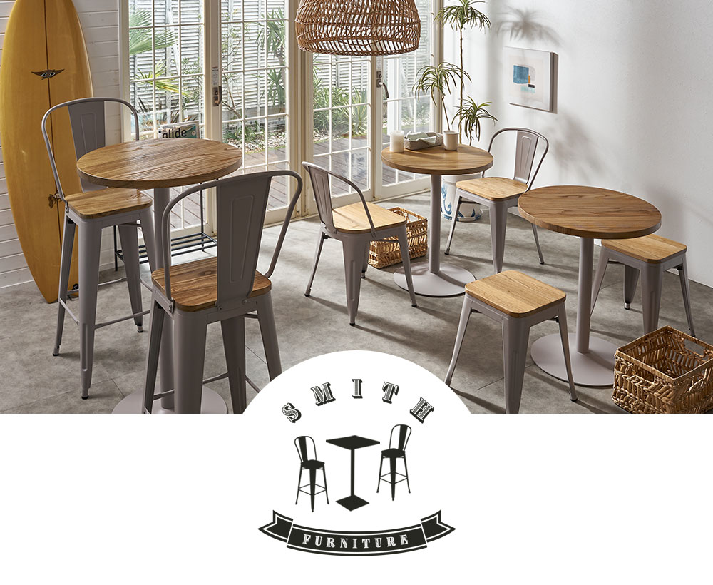 アオ屋カフェテーブル　スミス SMITH おしゃれ 北欧 家具 西海岸 楽天市場】テーブルセット カフェテーブルセット 3点 チェア 2脚