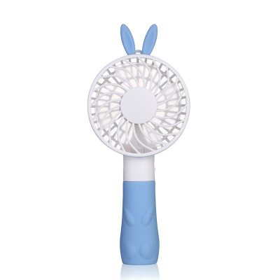 楽天市場】【処分特価】 [うさぎ] USBミニ扇風機 B 全3色 USB充電式