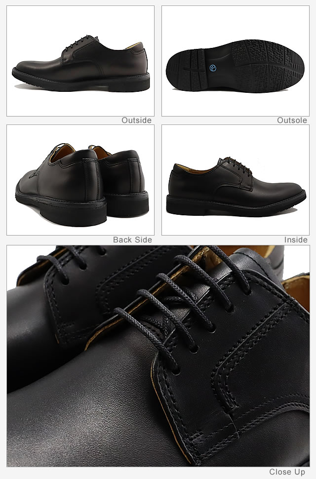 REGAL Walker リーガルウォーカー プレーントウ 101WAH BLACK ブラック