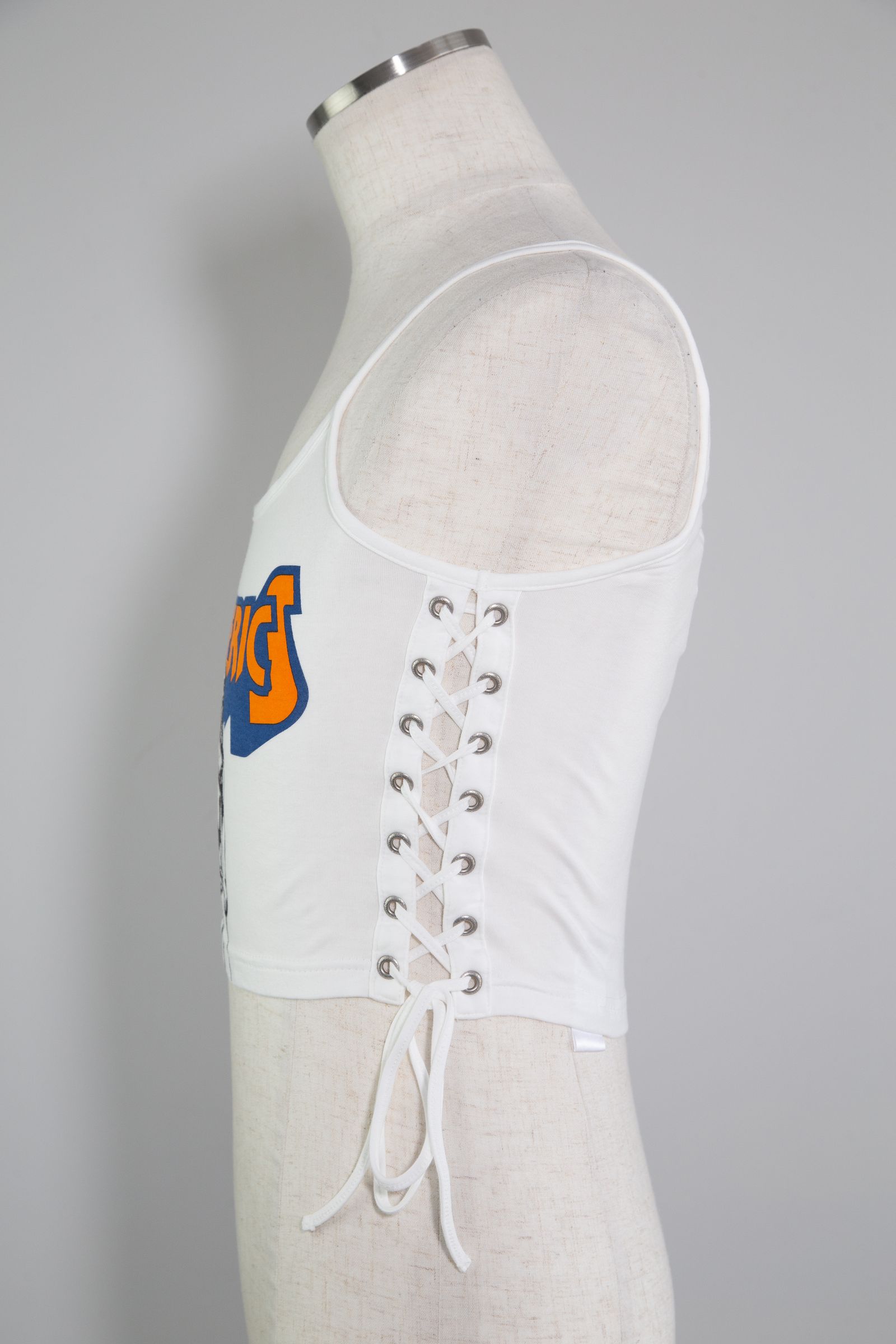 HYSTERIC GLAMOUR - BAD AS MAMA 編み上げショート丈キャミソール