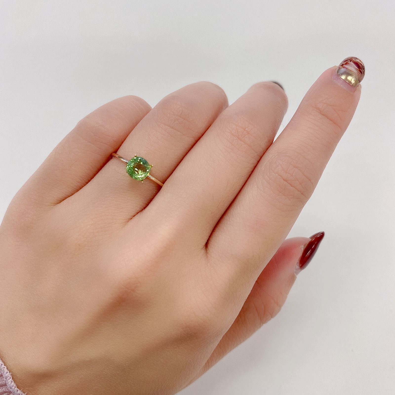 ミントガーネット(宝石名グリーン グロッシュラー・ガーネット