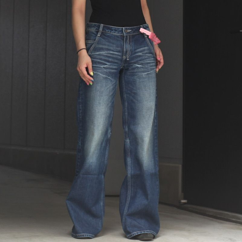 Fax Copy Express * - 【残り一点】888 Low-Rise Oversized Jeans