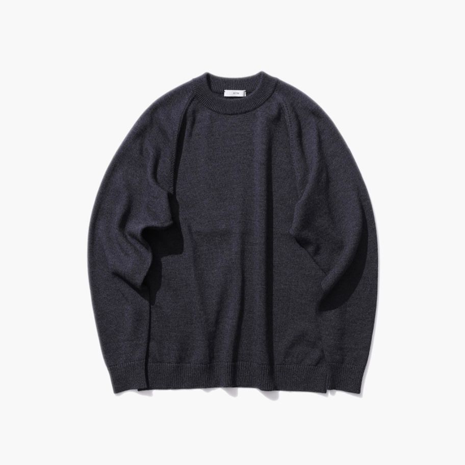 ATON - 【残り一点】Wool Washi Crew Neck Sweater | ACRMTSM ONLINE STORE