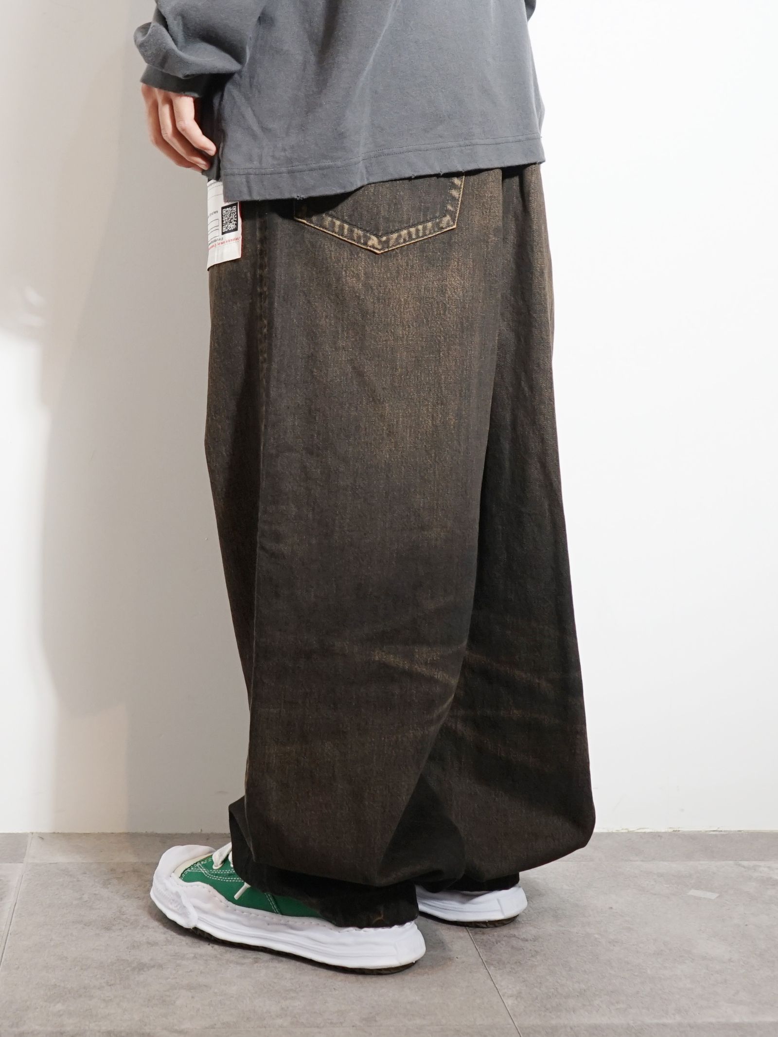 Maison MIHARA YASUHIRO - ヒュージーレイヤードデニムパンツ - Huge