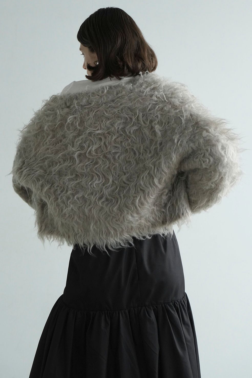 CLANE - シャギ― ショートカーディガン - SHAGGY SHORT KNIT CARDIGAN