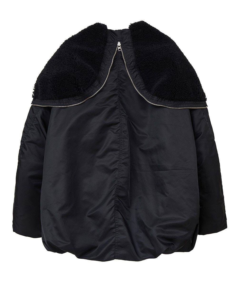 CLANE - ミリタリージャケット - BALLOON DESIGN HOODED N3B KHIKI