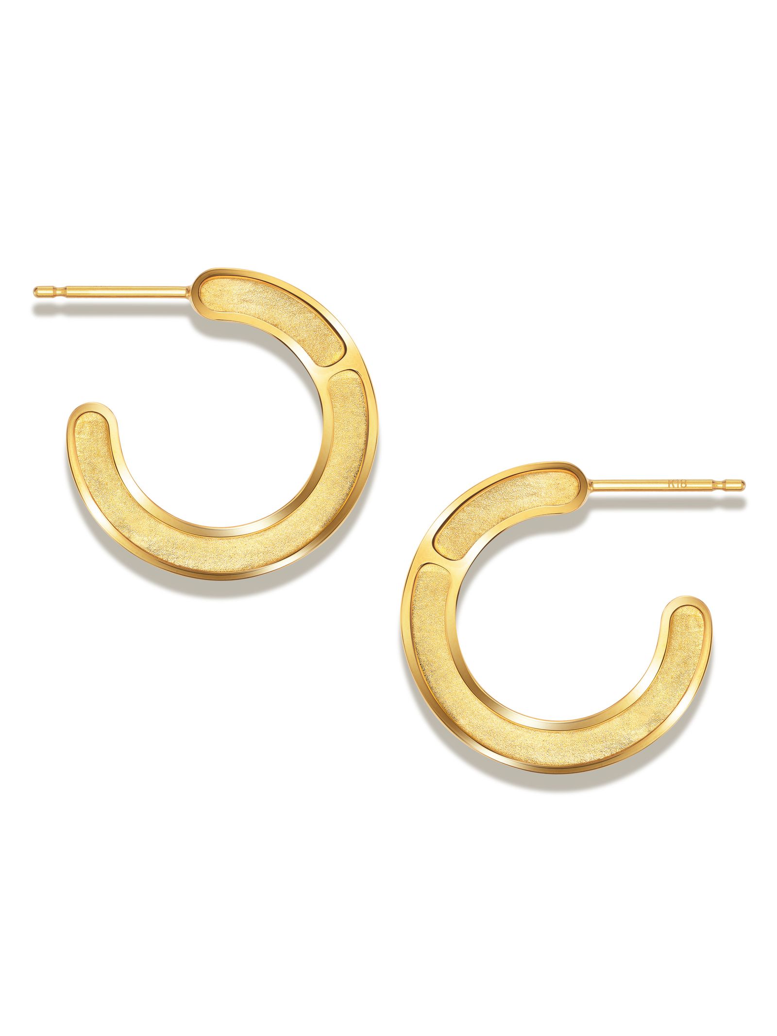 CAREERING - 【両耳用】 FRAME 501 YELLOW - フープピアス イエロー