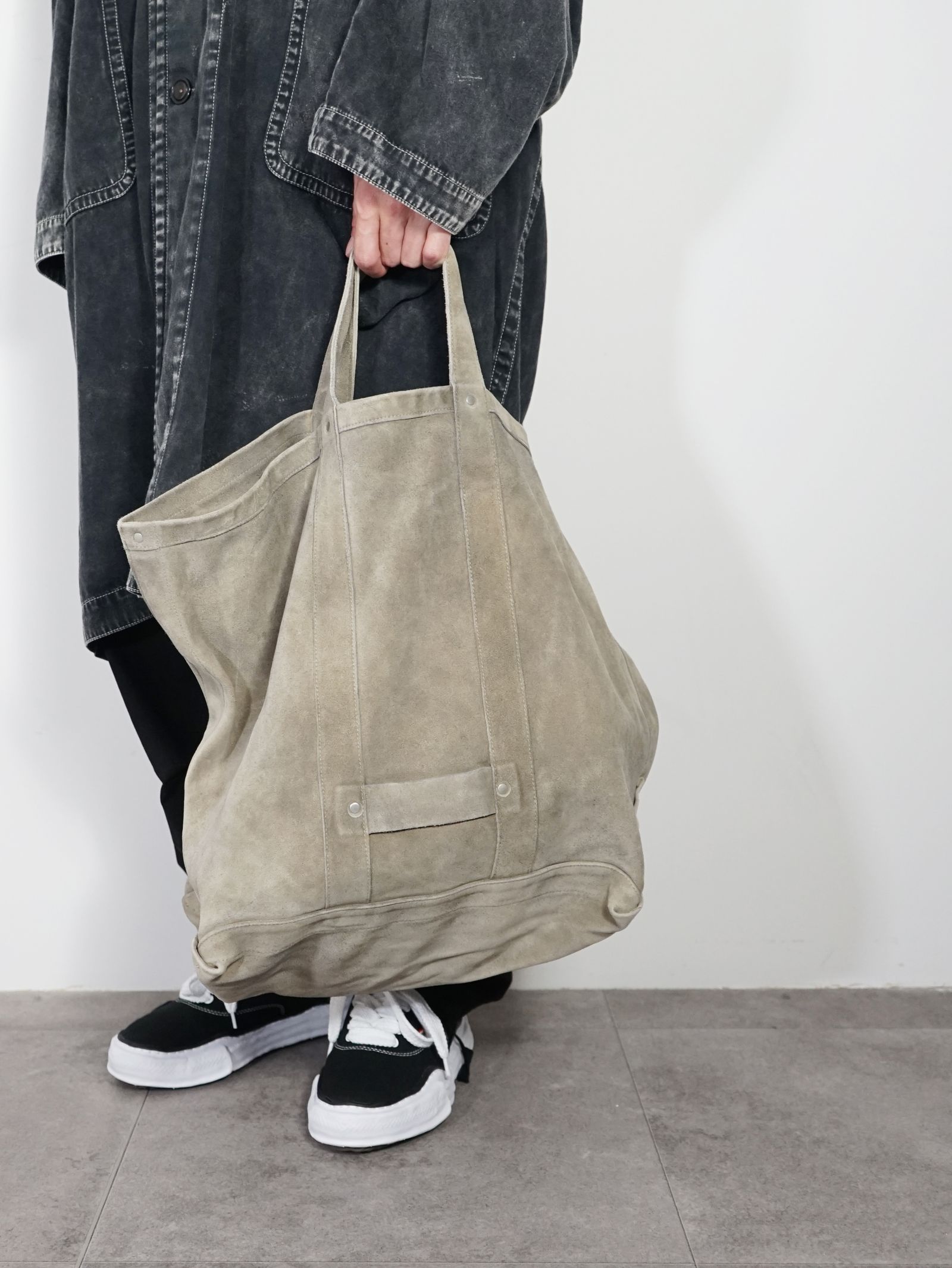 SEVEN BY SEVEN - レザートートバッグ LEATHER TOTE BAG - Cow split