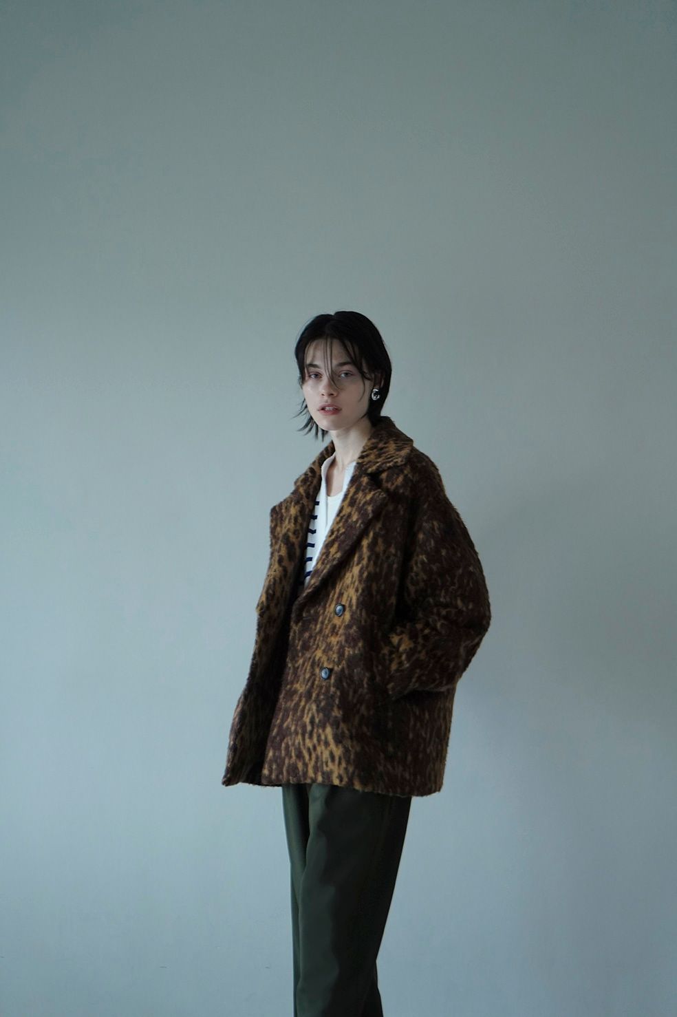CLANE - オーバー ライン ダブル コート - OVER LINE DOUBLE COAT