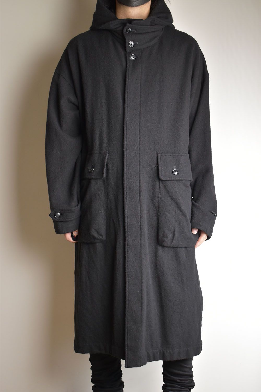 The Viridi-anne - Wool Fulling Product Dyed Coat 