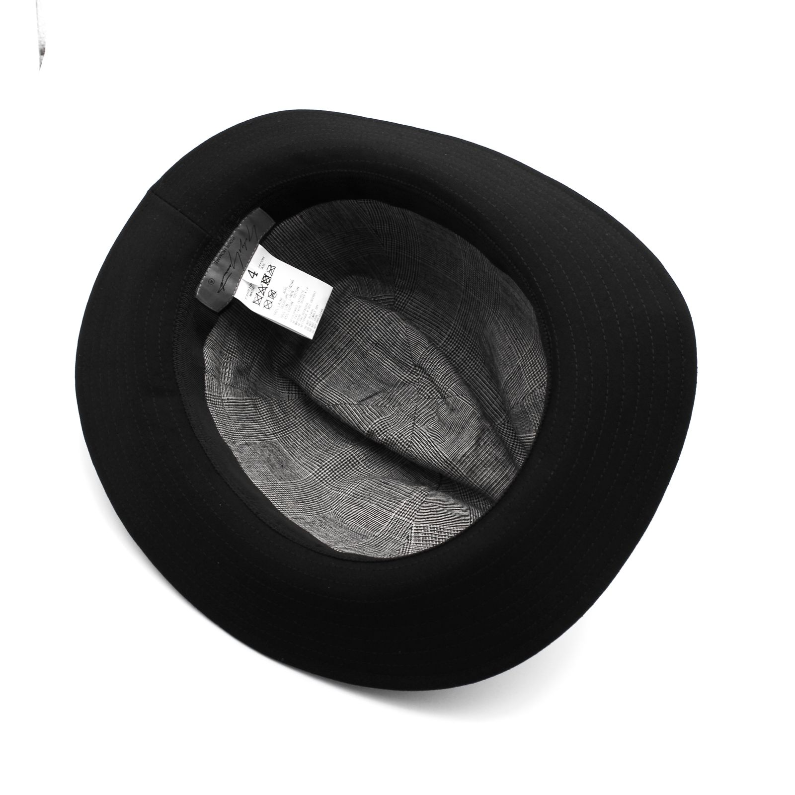 yohji yamamoto - pour homme | フェドラハット (メンズ) / ブラック