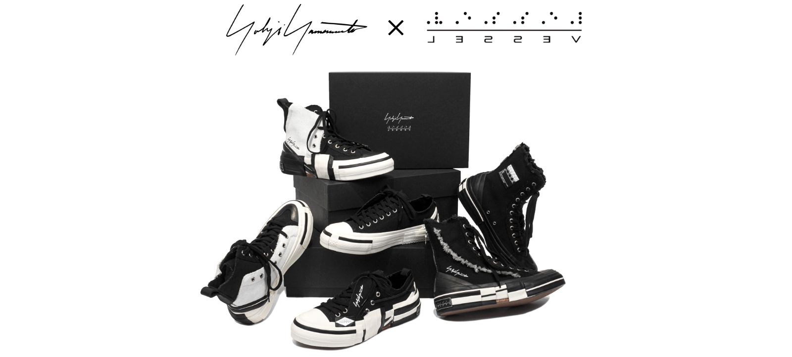Yohji Yamamoto× XVESSEL - ヨウジ ヤマモト Xヴェセル スニーカー