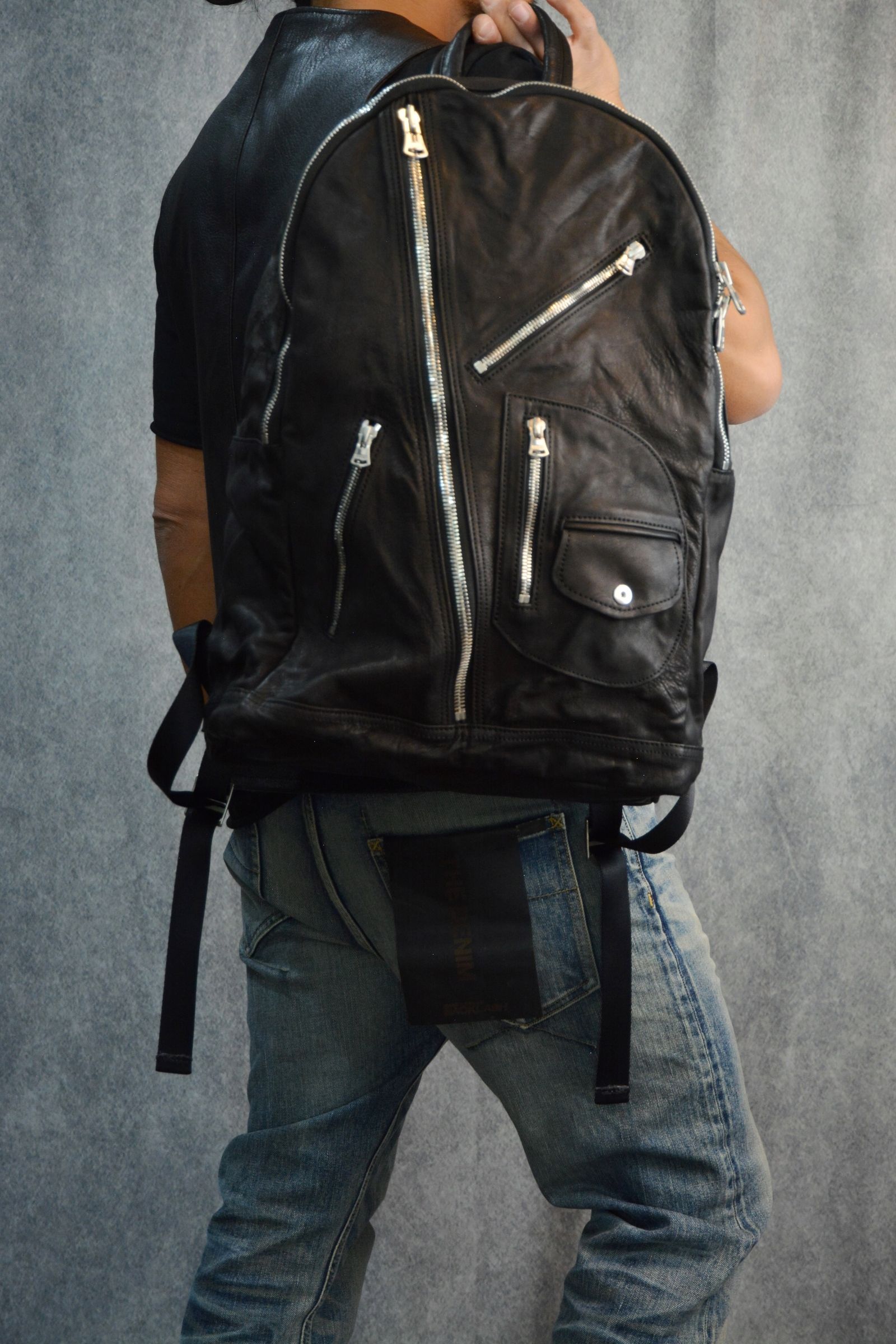 ISAMU KATAYAMA BACKLASH - ジャパンカーフ タンニン鞣し 製品洗い加工