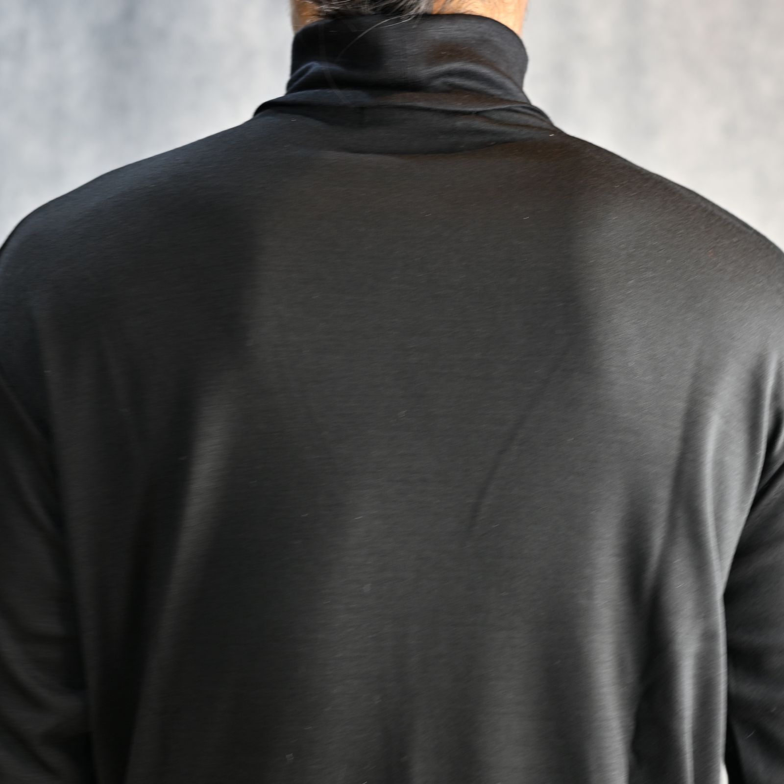 MINEDENIM - Wool Turtleneck L/S （BLK） / ウールタートルネック