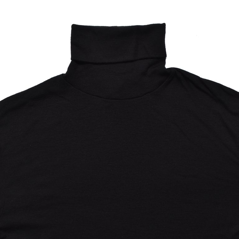 MINEDENIM - Wool Turtleneck L/S Pullover （BLK）｜ウール