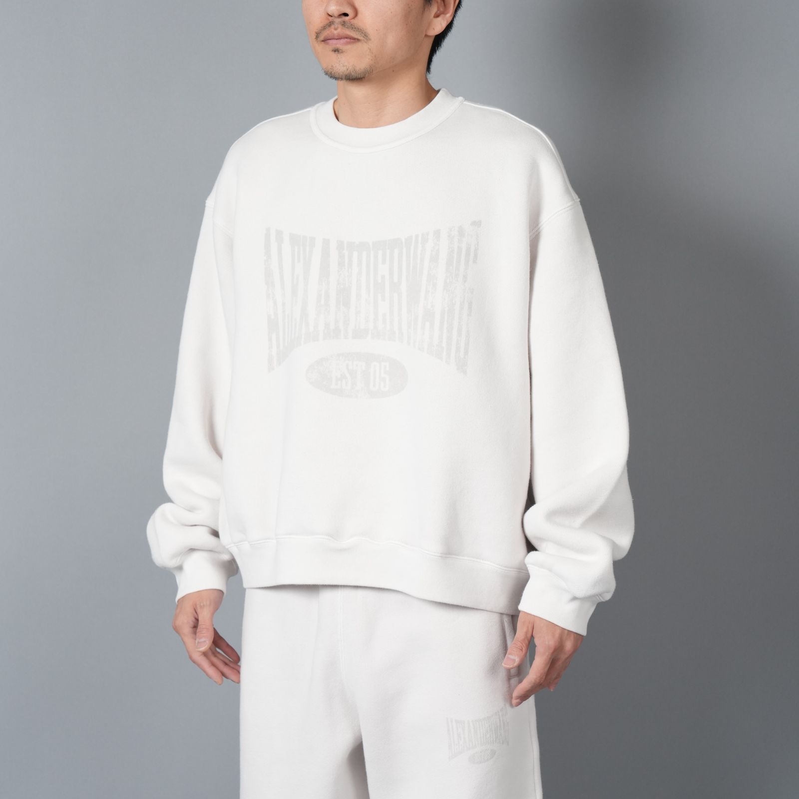 alexander wang - GRAPHIC CREWNECK SWEATSHIT / グラフィック クルー