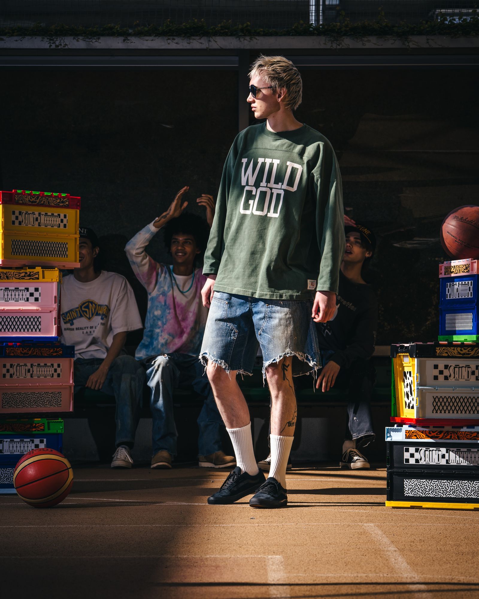 SAINT M×××××× - SM-MK8-0000-056 / FOOTBALL SWEAT / WILD GOD