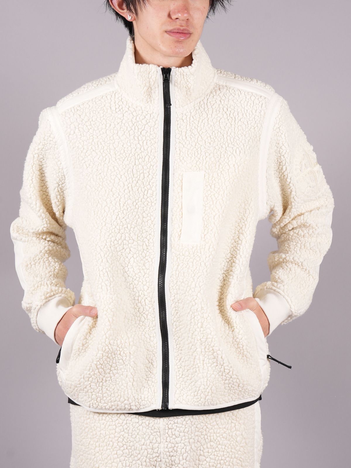 STONE ISLAND - 【ラスト1点】FLEECE / フリース (ウール/ナイロン