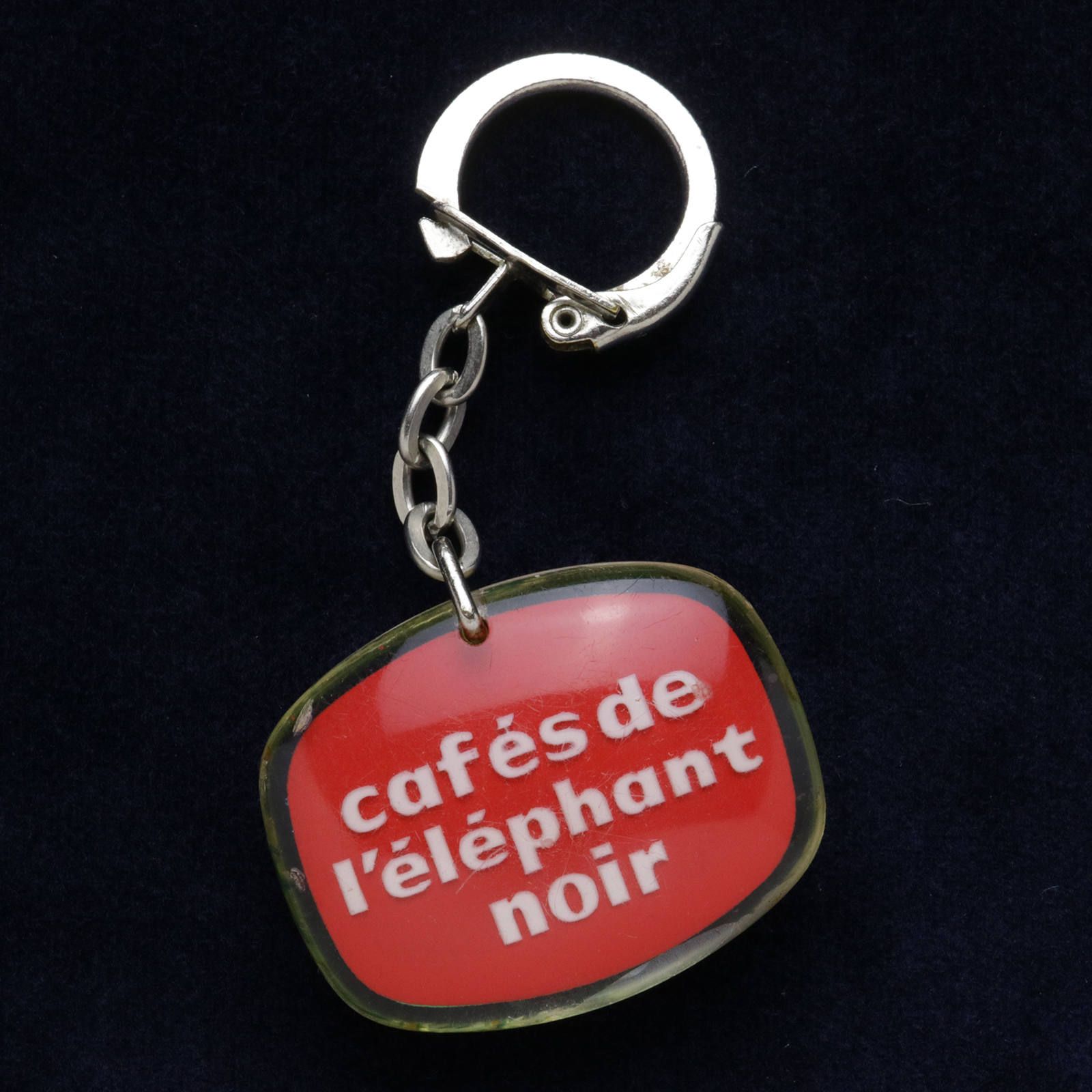 cafes de l'elephant noir エレファンノワール ブルボンキーホルダー