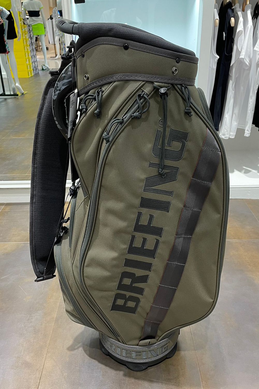 ま*ー様 ブリーフィング CR-5 レンジャーグリーン キャディーバッグ