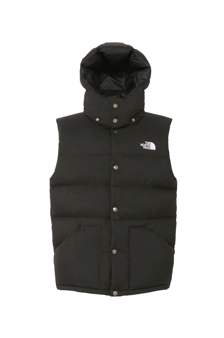 THE NORTH FACE - キャンプシエラベスト(ブラック) ナイロン / フード