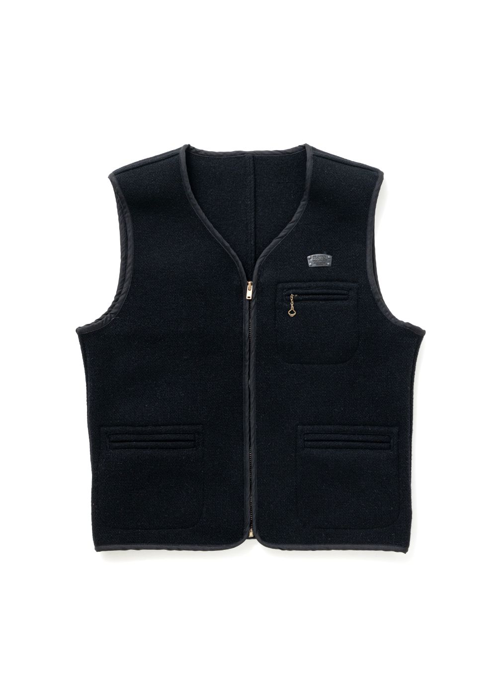 RATS - FAMILY VEST (BLACK) / ワーク ベスト | LOOPHOLE