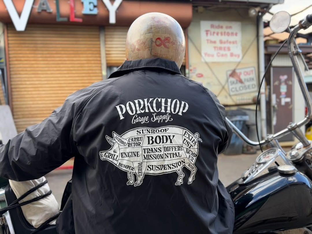 PORKCHOP GARAGE SUPPLY - BOA COACH JKT (BLACK) / ボアインナー