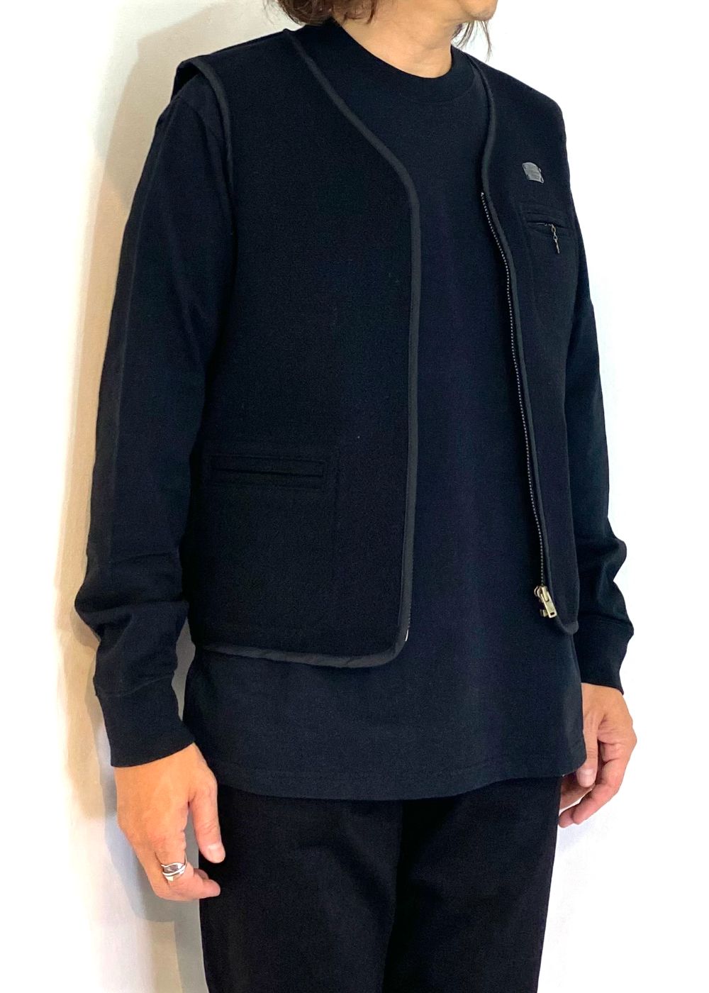 RATS - FAMILY VEST (BLACK) / ワーク ベスト | LOOPHOLE