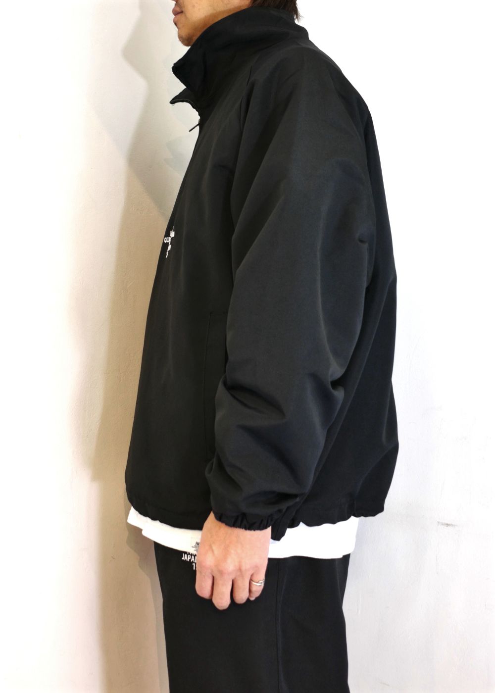 HIDE AND SEEK - Nylon Anorak Jacket (BLACK) / セットアップ