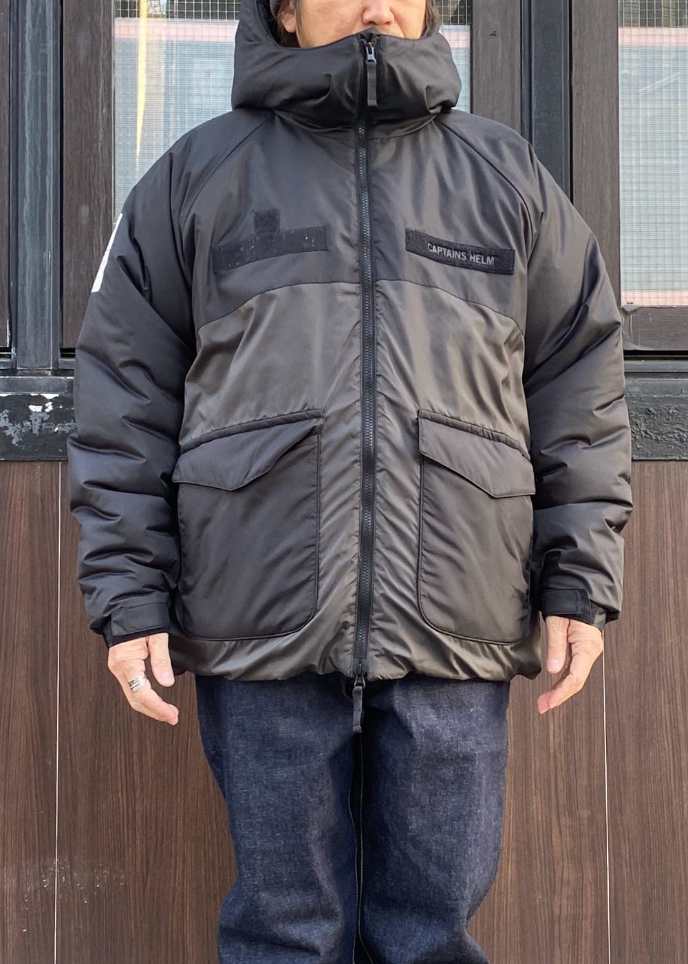 CAPTAINS HELM - MIL SPEC PADDED JACKET (BLACK) / ミリタリー