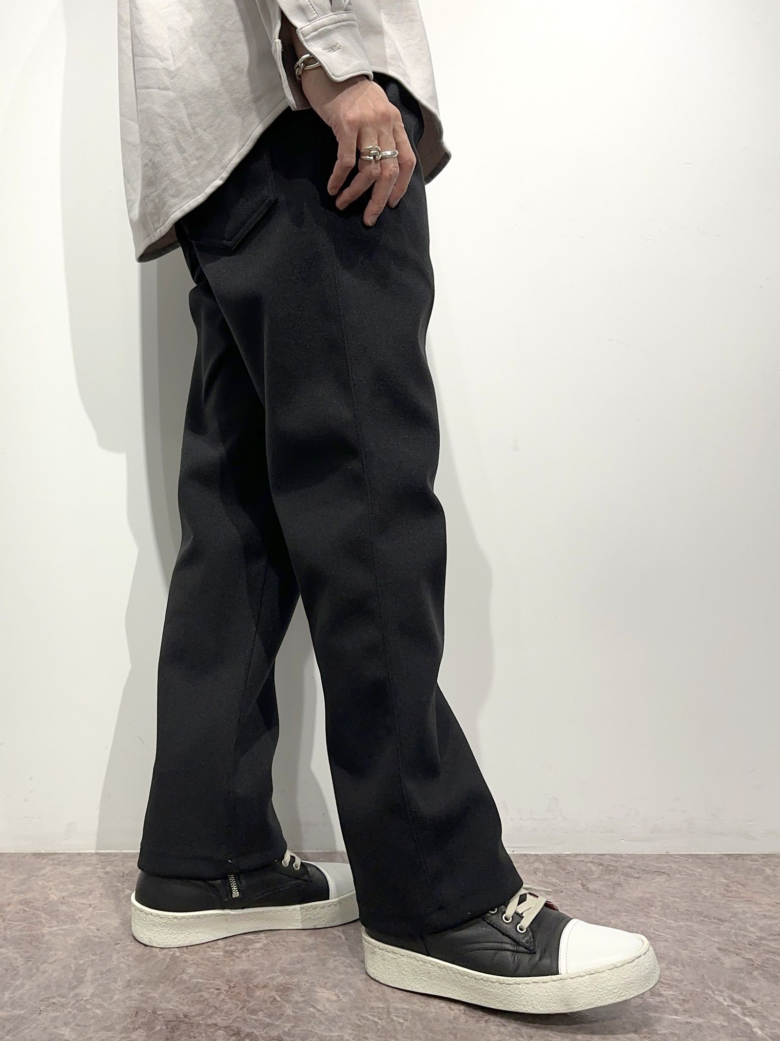 RESOUND CLOTHING - MELTON WIDE TUCK PANTS / RC34-ST-016WT