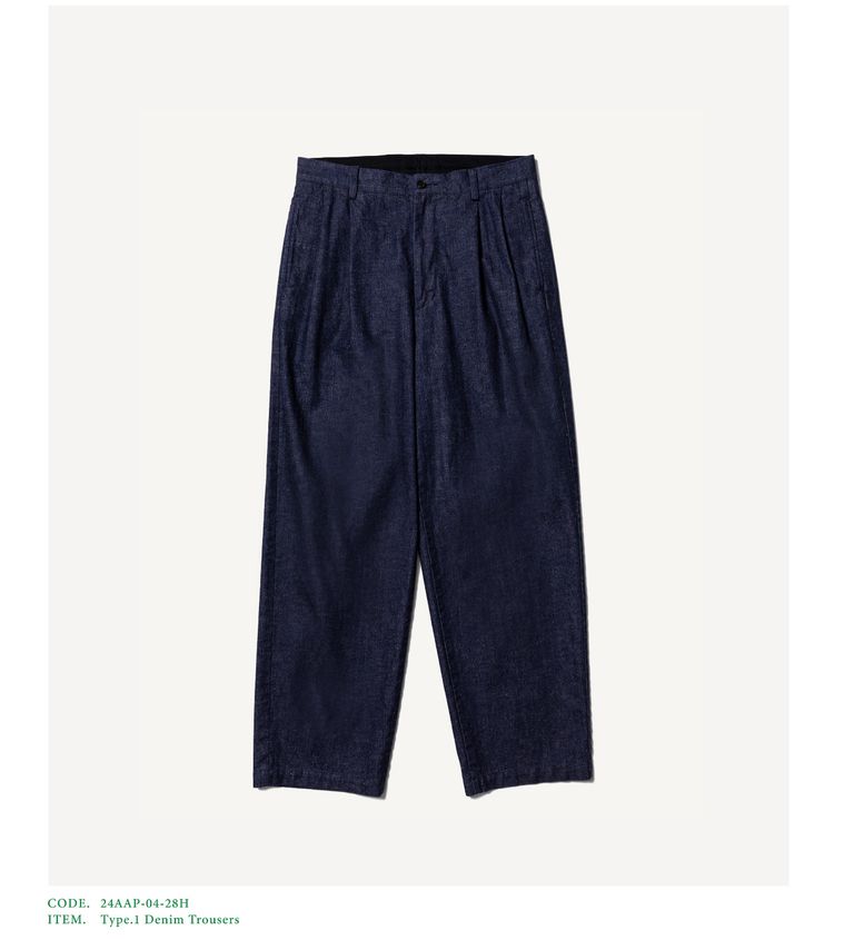 A.PRESSE - Type.1 Denim Trousers(24AAP-04-28H)INDIGO | MARK