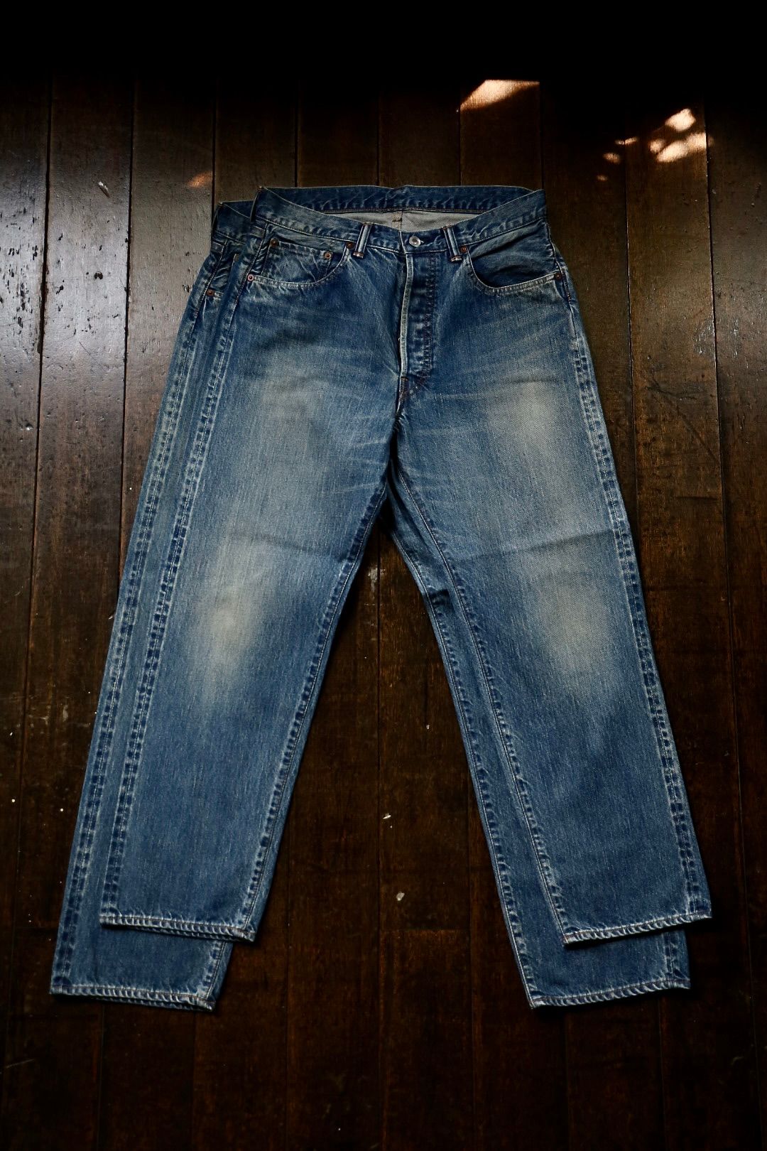 A.PRESSE - アプレッセ Washed Denim Pants E(AP-4004)BLEACH☆8月10日