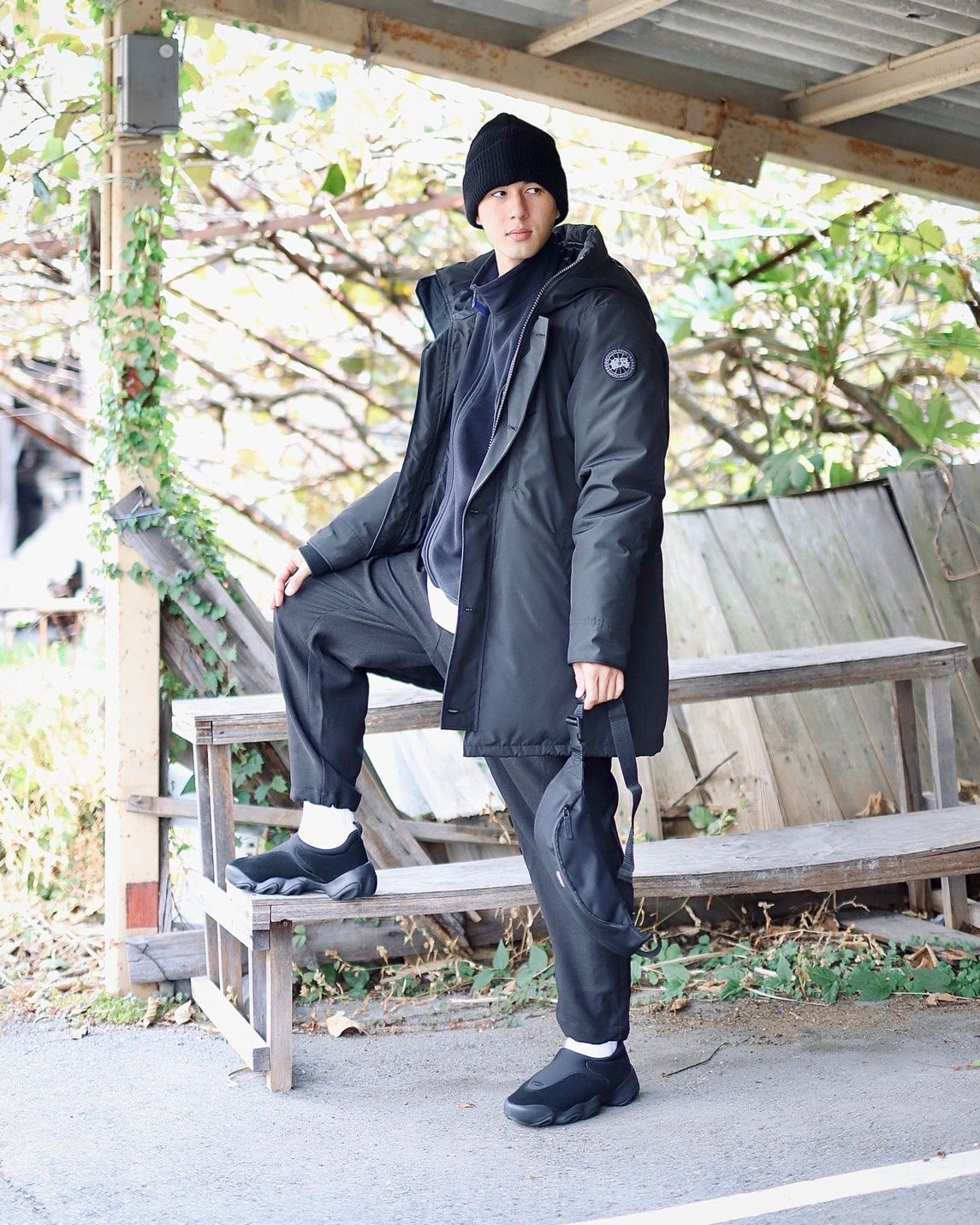 CANADA GOOSE カナダグース23AW Chateau Parka BLACK LABELスタイル